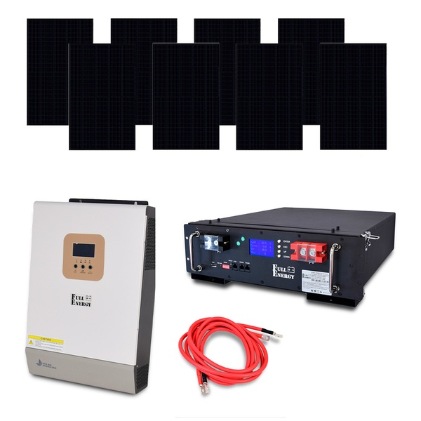 Автономна система безперебійного живлення потужністю 5 кВт з LiFePO4 АКБ та сонячними панелями