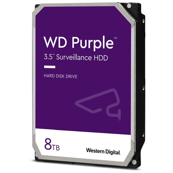 Жорсткий диск 8TB Western Digital Purple WD84PURZ для відеоспостереження