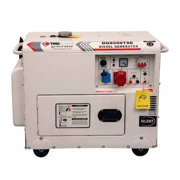 Дизельный генератор TMG Power DG 8500TSE максимальна потужність 6.5 кВт